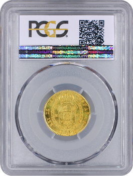 Испания 80 реалов 1822 г. M SR, PCGS MS64, "Король Фердинанд VII (1813 - 1833)" Top Pop